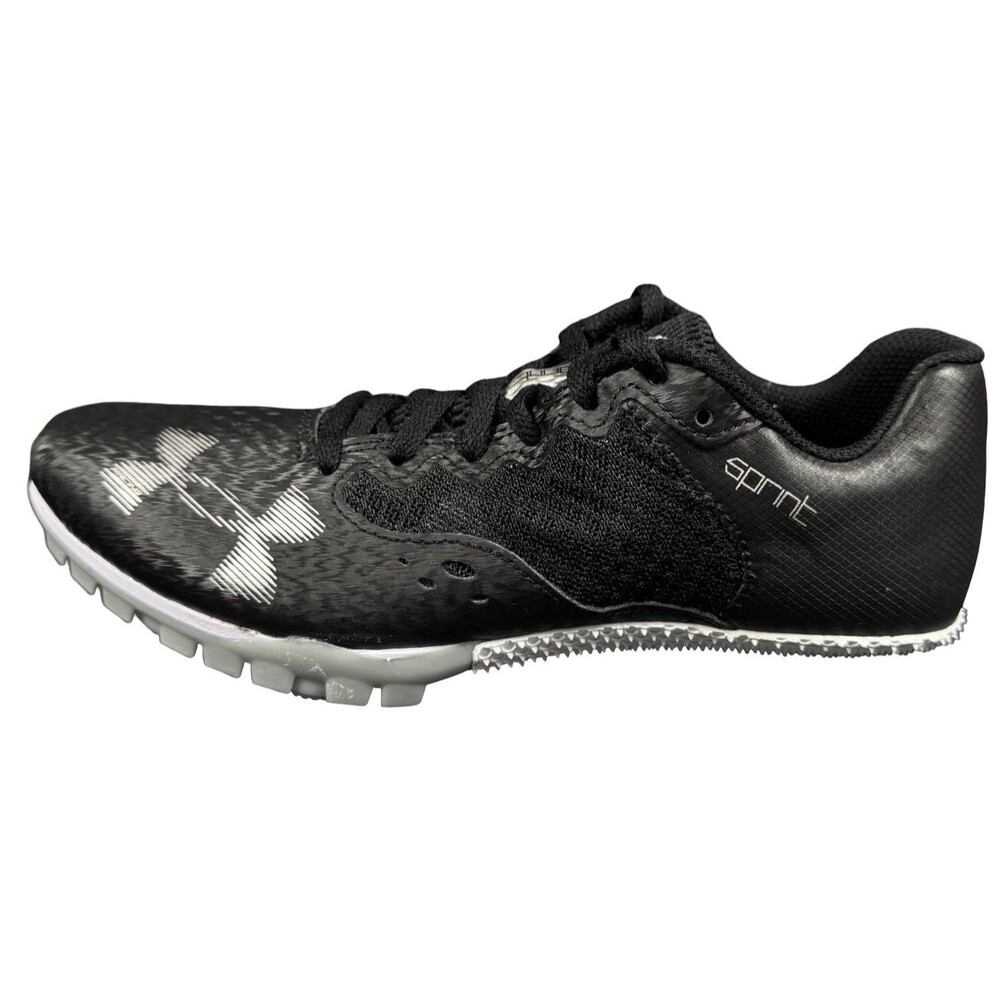 Under Armour U Kick Sprint 4 Womens Size 9 Track Shoes Black No Spikes Or Key